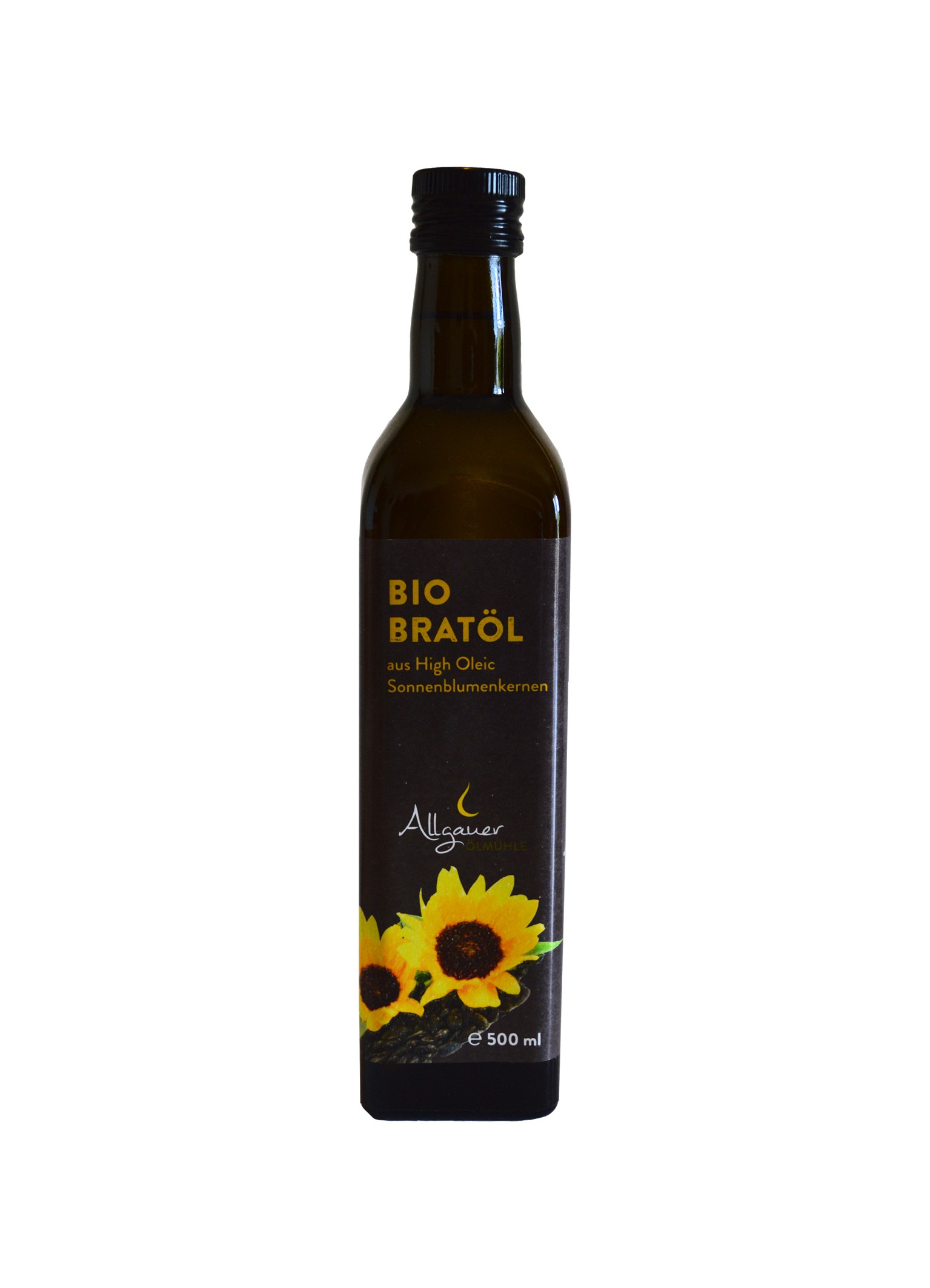 Bratöl-Bio aus Sonnenblumenkernen 500ml aus dem Allgäu