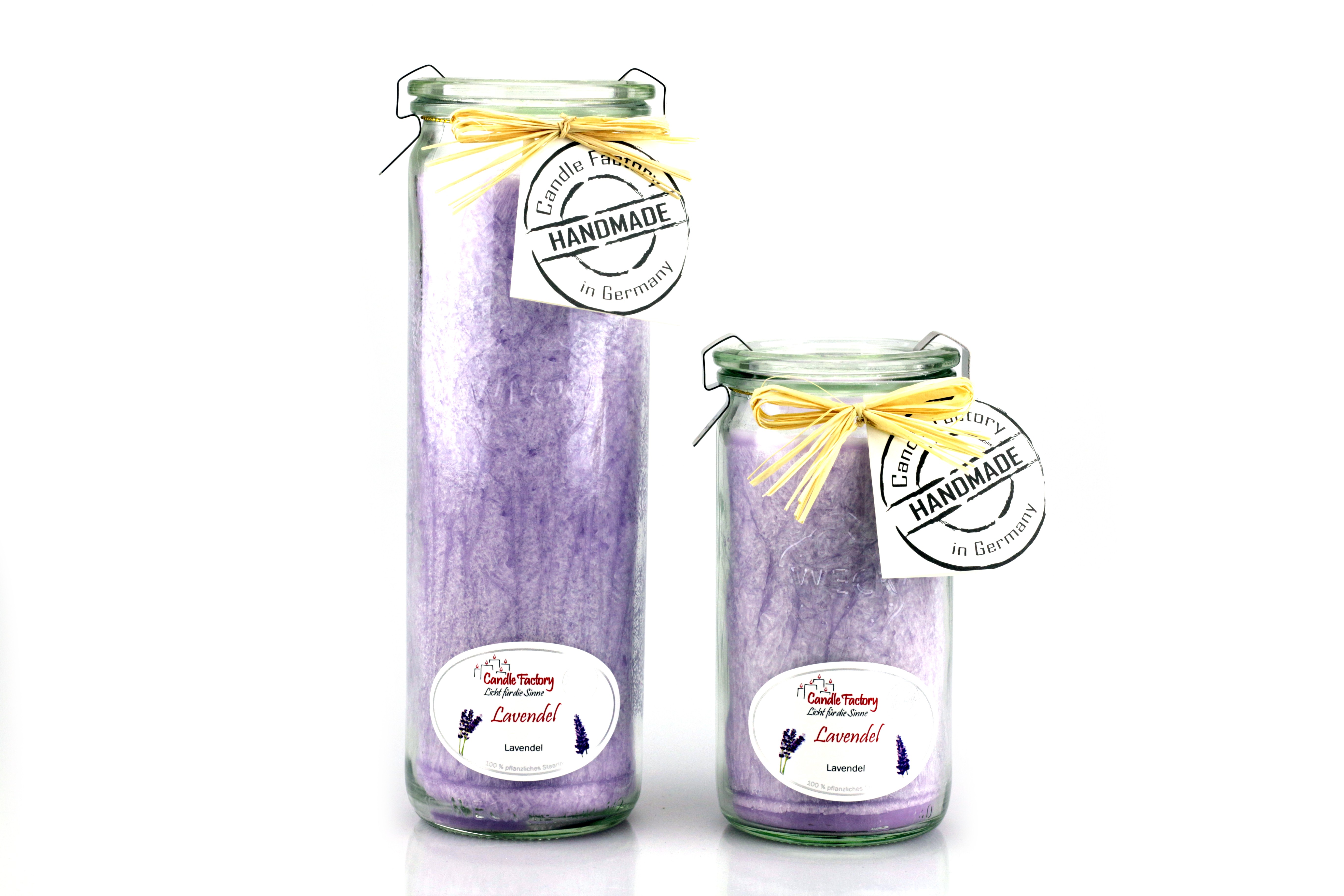 Kerze Mini-Jumbo Lavendel