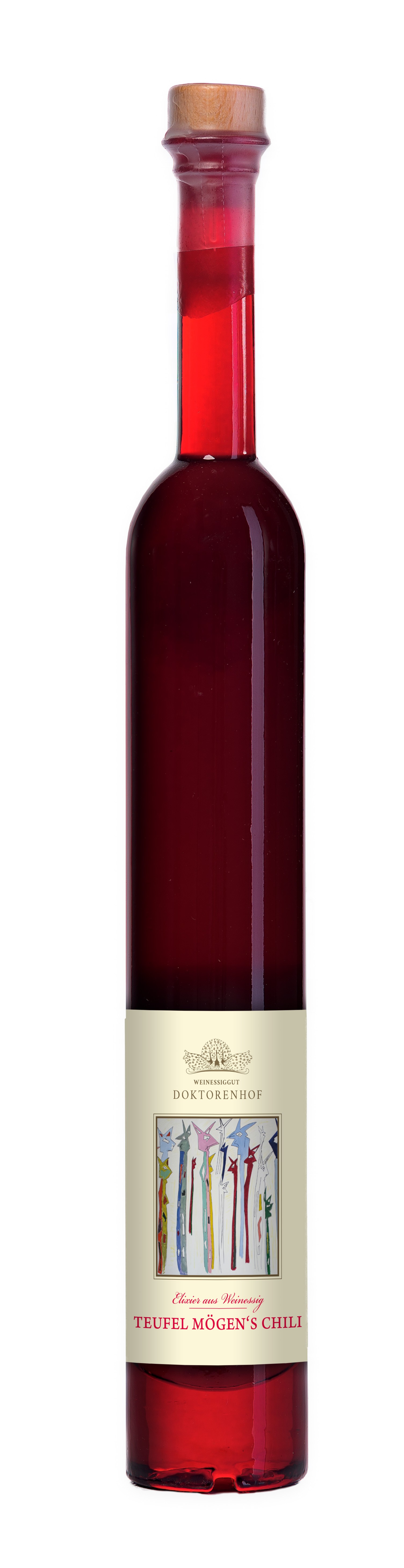 Teufel mögen´s Chili Essig 125 ml Pavoflasche