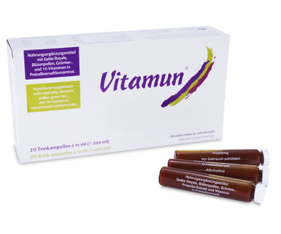 Vitamun - Kraftpaket aus der Naturohne Alkohol 20 Ampullen